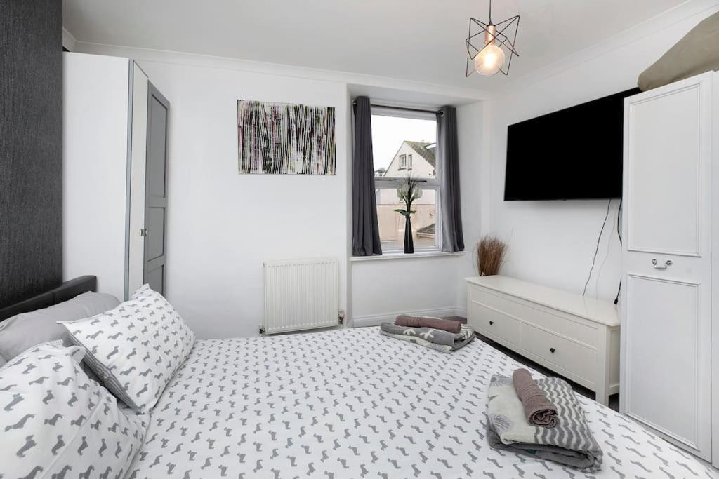 Beach Front Flat Shaldon With Parking Exterior foto