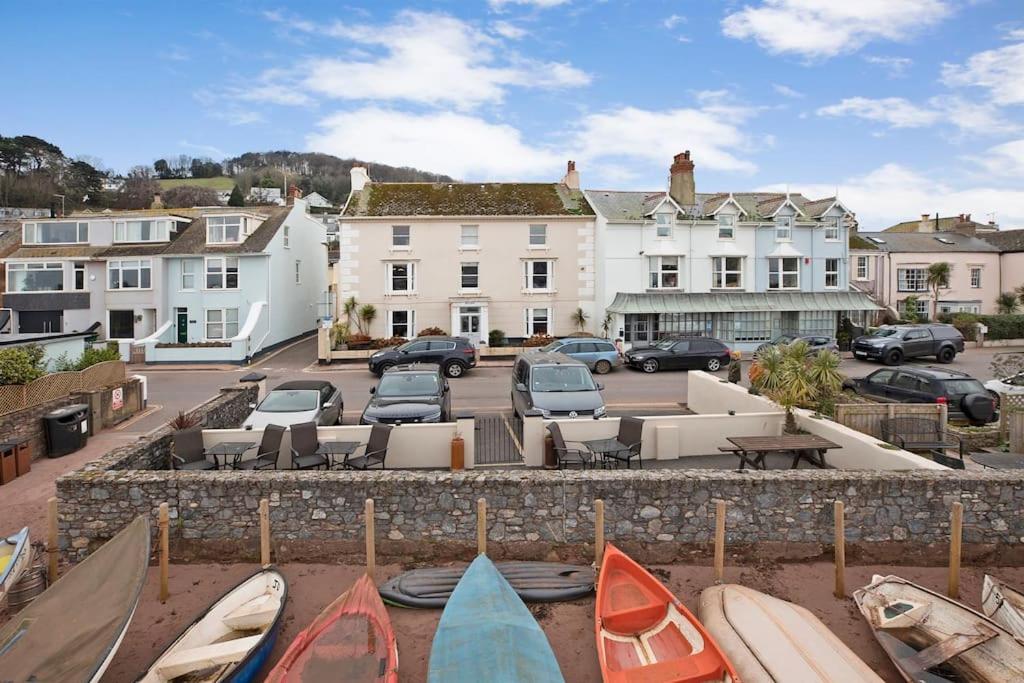 Beach Front Flat Shaldon With Parking Exterior foto