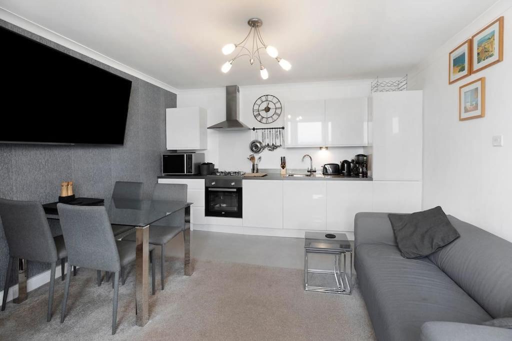 Beach Front Flat Shaldon With Parking Exterior foto