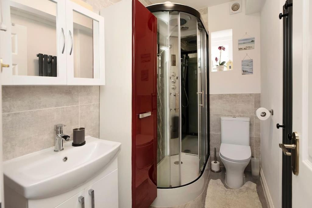 Beach Front Flat Shaldon With Parking Exterior foto