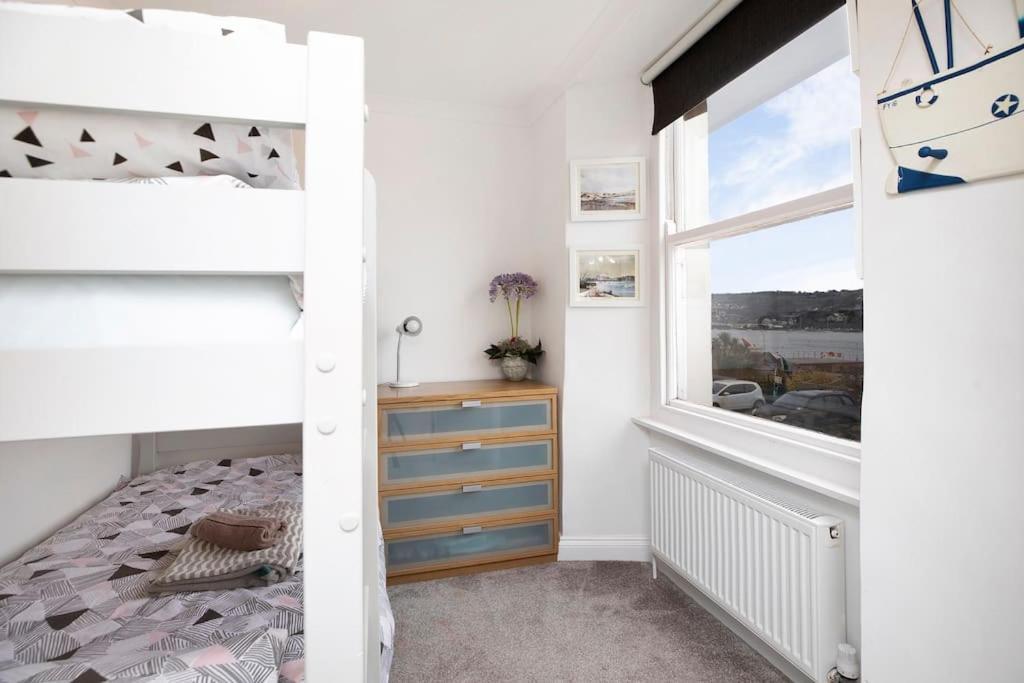 Beach Front Flat Shaldon With Parking Exterior foto